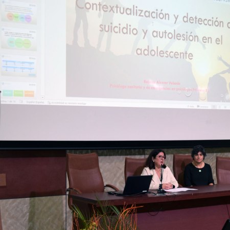 Jornada de Prevención del Suicidio, de la Facultad de Psicología de la Universidad de Almería. Foto de Miguel Blanco / Foco Sur